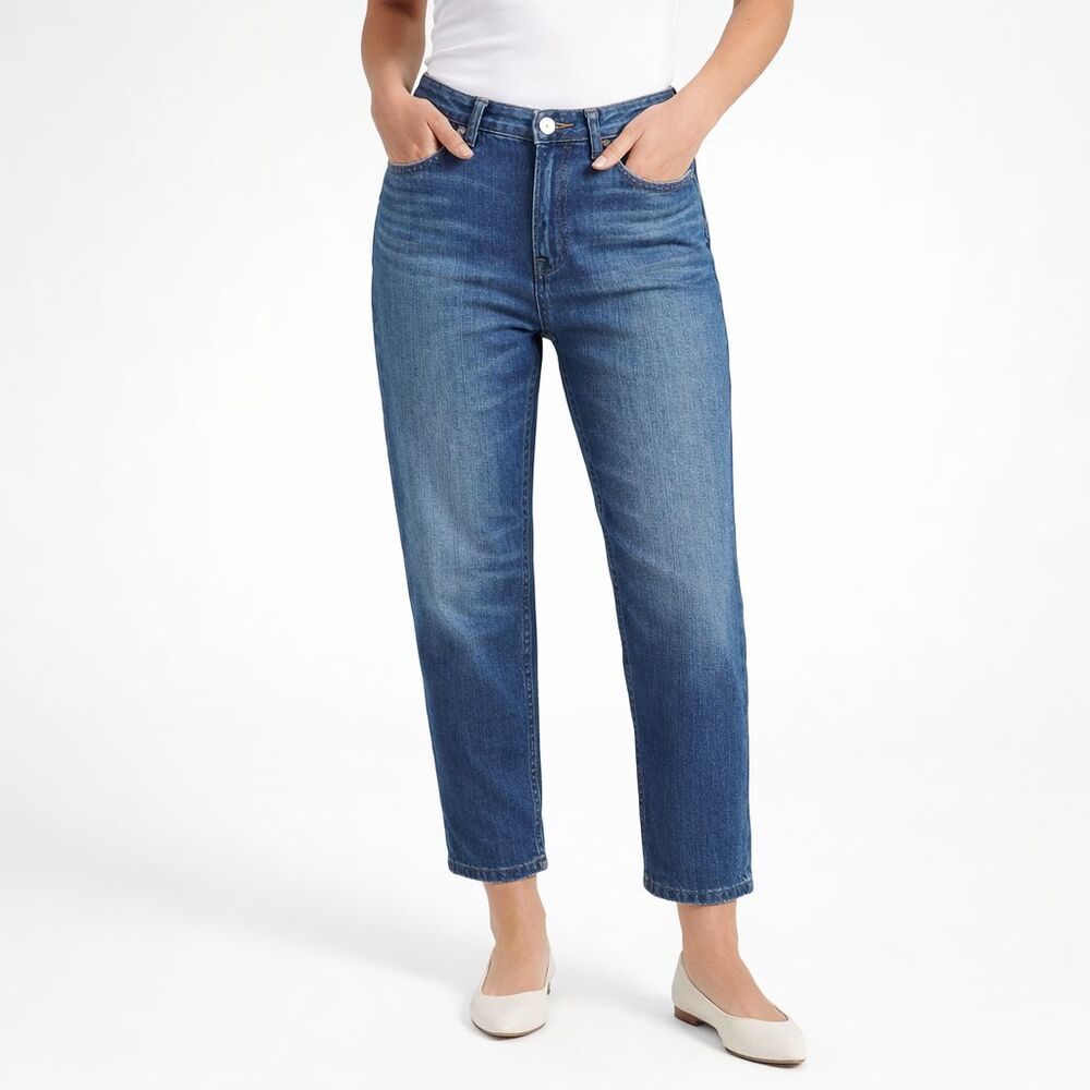 Everlane The Super Soft Straight Leg Jeans Womens 27 Blue Organic Cotton